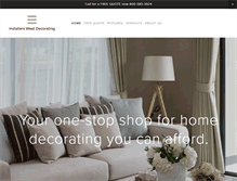 Tablet Screenshot of installerswestdecorating.com